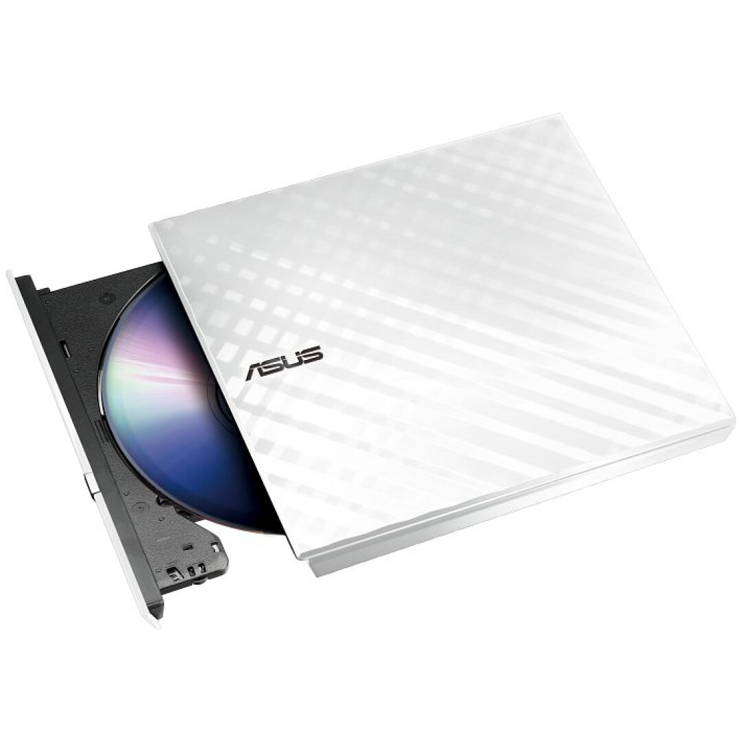 ASUS SDRW-08D2S-U LITE DVD+/-RW 8X USB slim zunanji zapisovalnik - bel