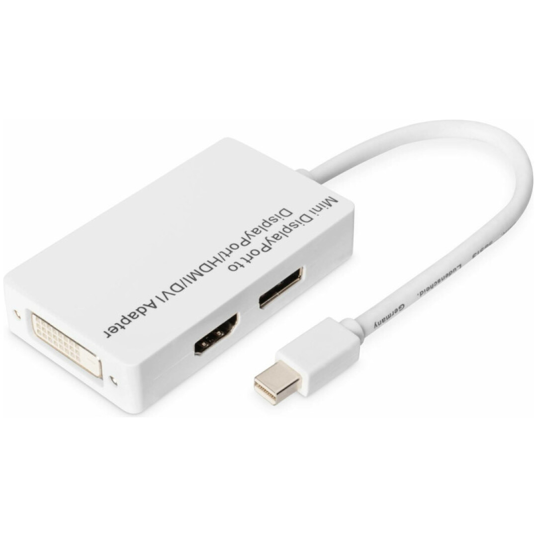 Adapter DisplayPort mini (m) => DVI/DP/HDMI bel AK-340509-002-W