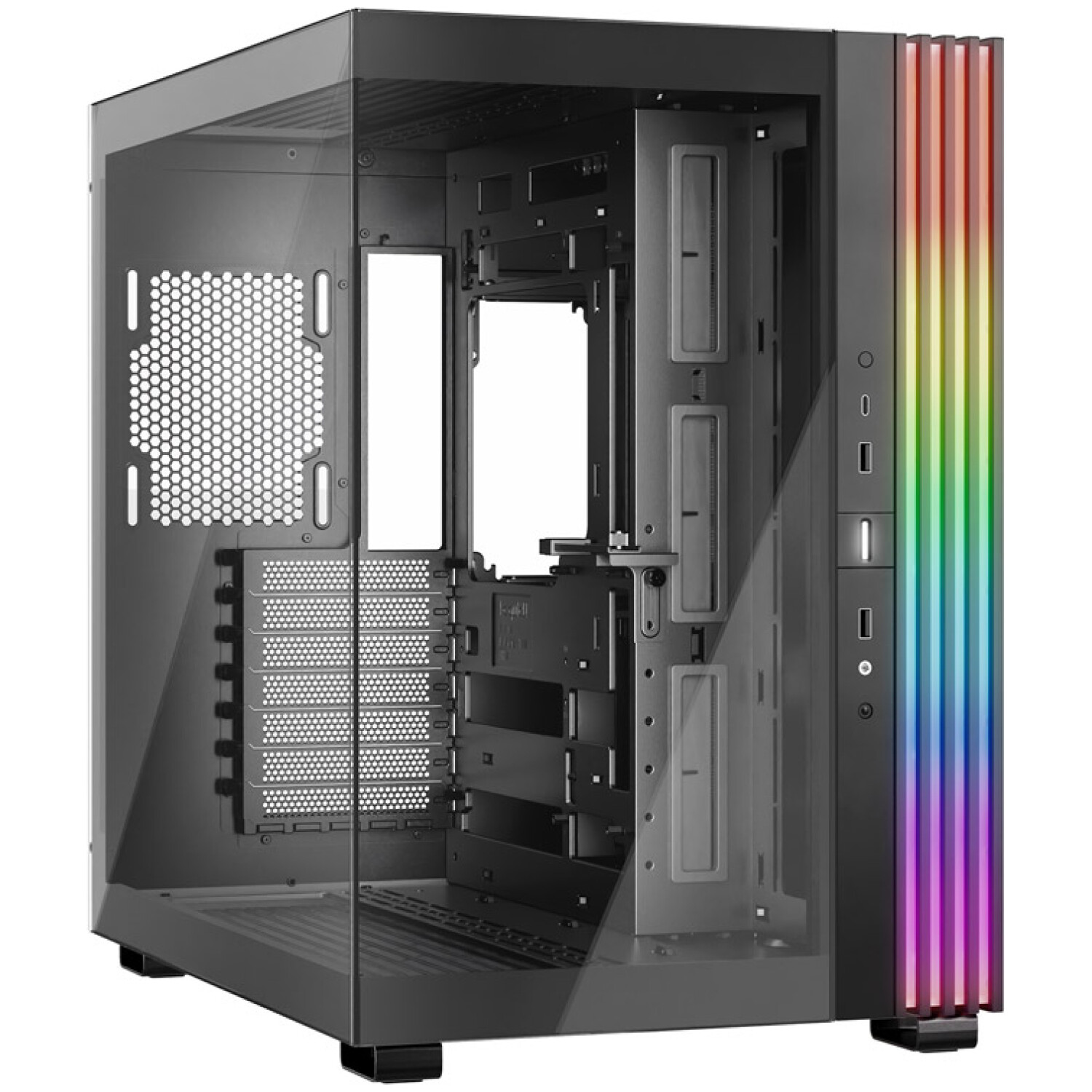 BE QUIET! LIGHT BASE 600 DX (BGW65) RGB midi-ATX okno črno ohišje