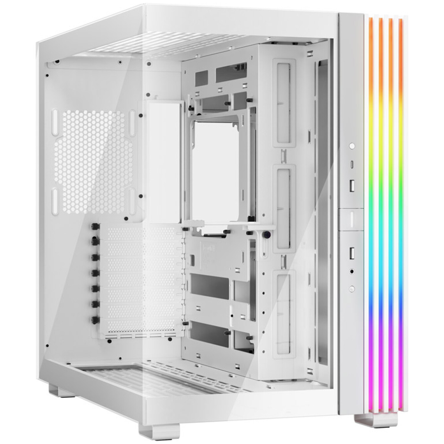 BE QUIET! LIGHT BASE 600 DX (BGW66) RGB midi-ATX okno belo ohišje