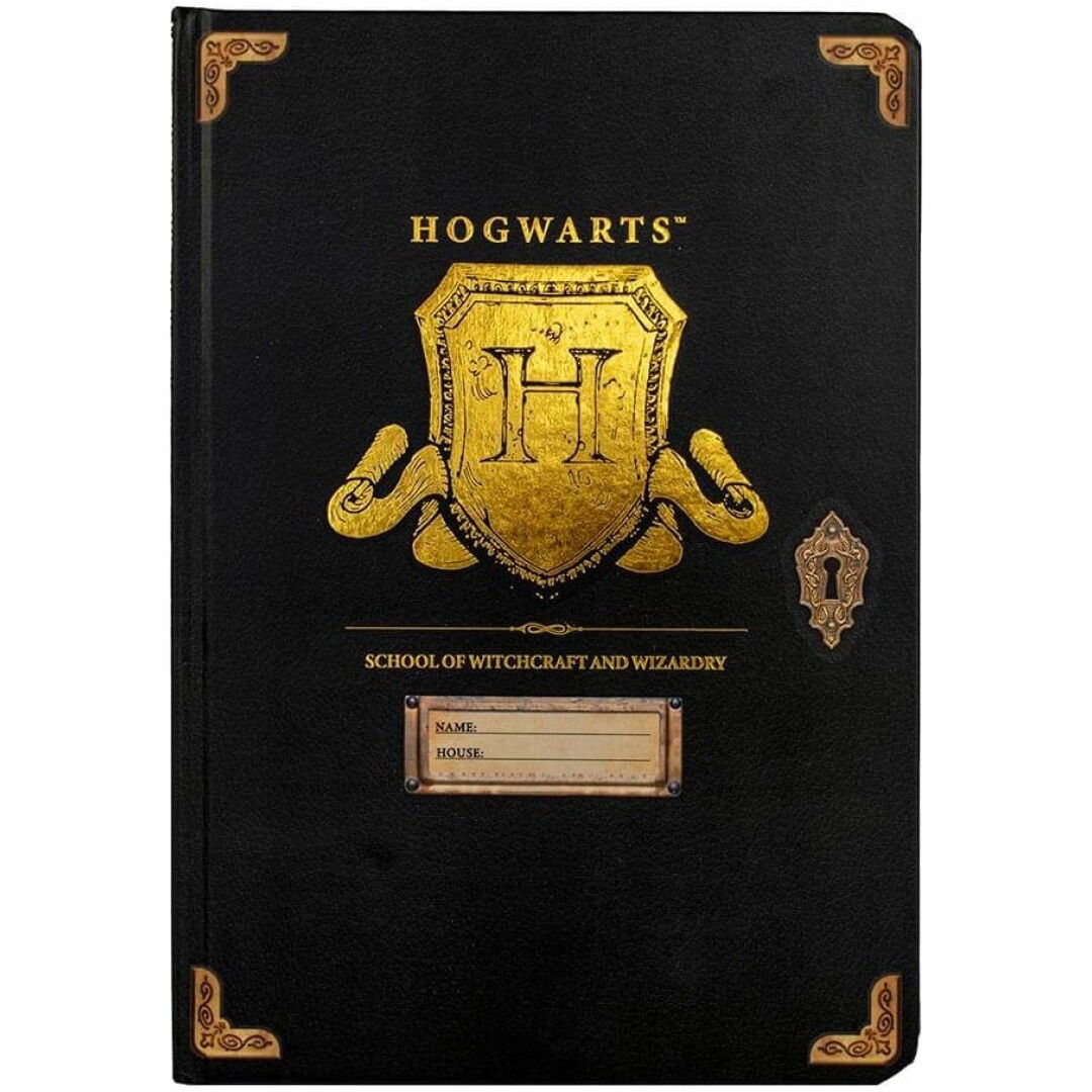 BLUE SKY HARRY POTTER A5 CASEBOUND NOTEBOOK - HOGWARTS SHIELD BELEŽNICA