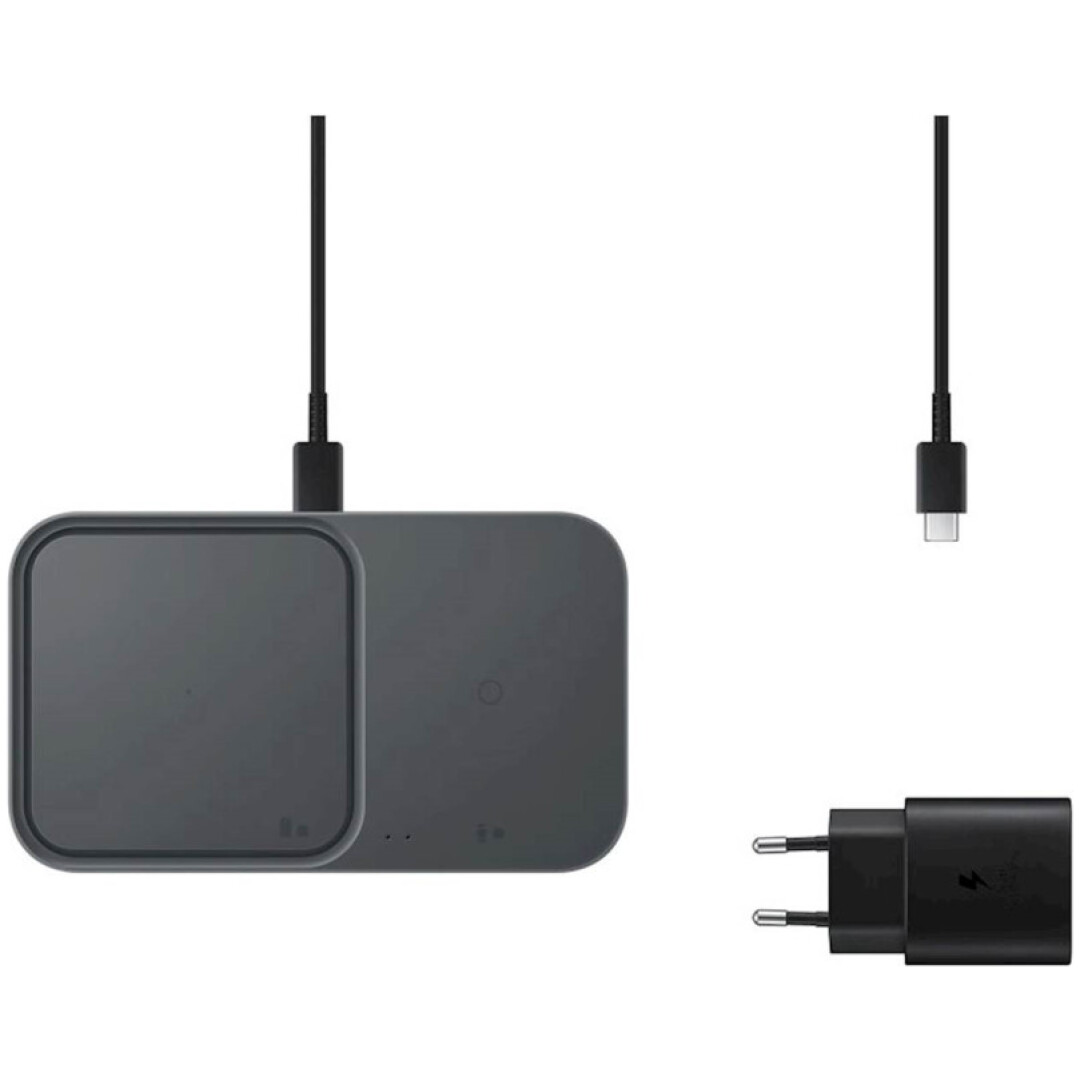 Brezžična polnilna postaja Samsung Duo 15W adapter + kabel