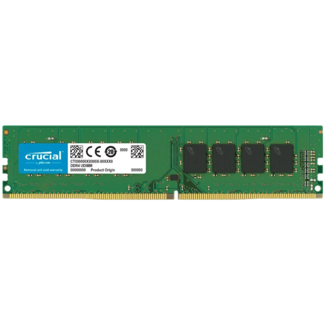 DDR4 8GB 3200MHz CL22 Single (1x 8GB) Crucial Crucial 1