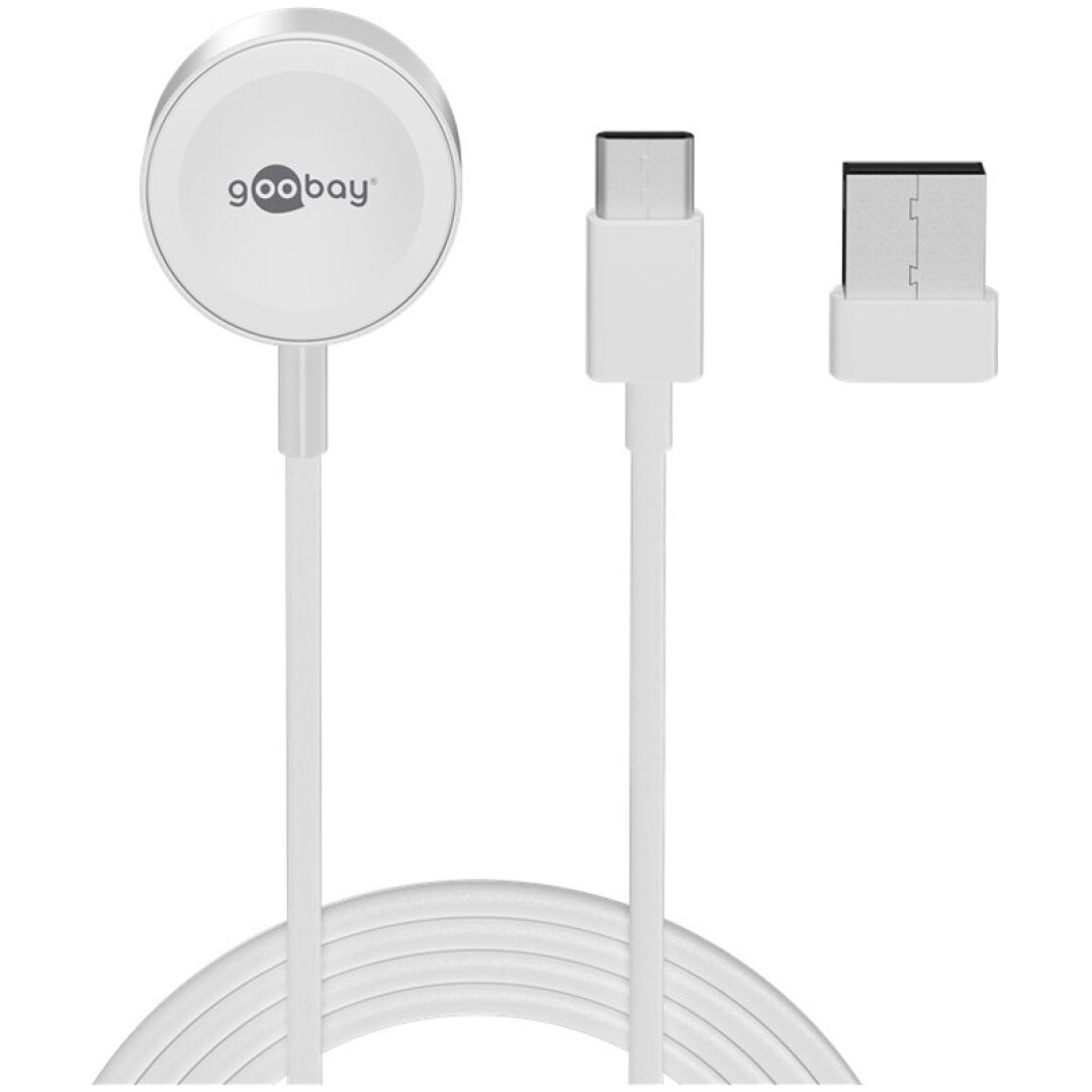 GOOBAY Apple Watch Charger USB-C/USB-A 5V 2