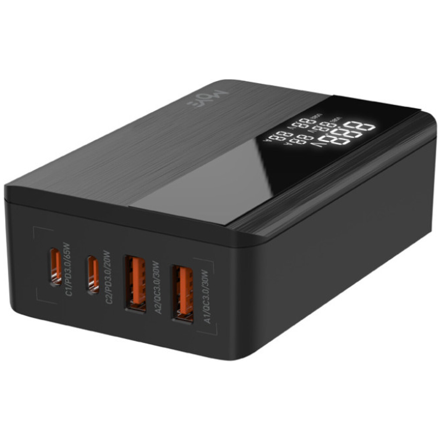 Hišni polnilec 100-240V => 2x USB-A (ž) 2x USB-C 65W QC4 PD 1