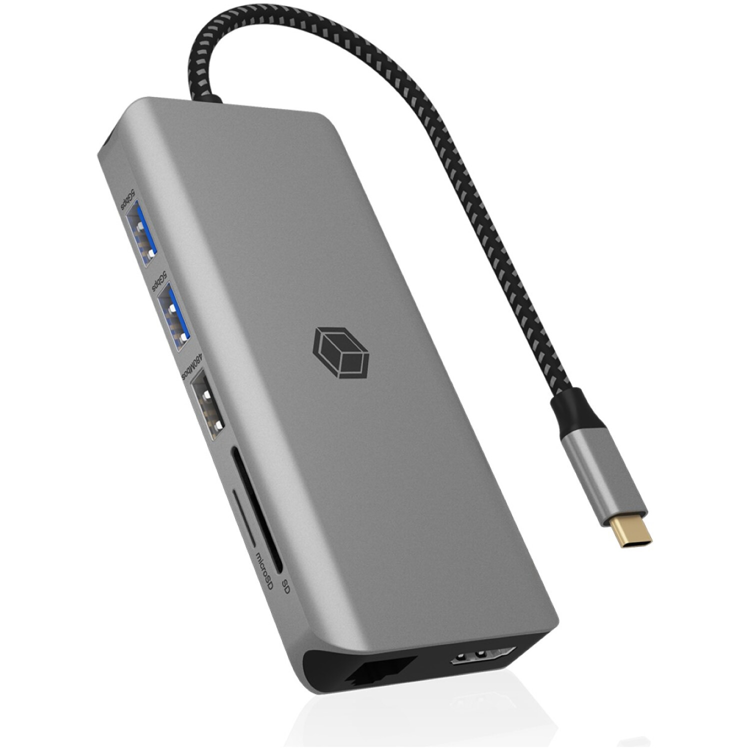 Icybox IB-DK4061-CPD 12v1 USB Type-C priklopna postaja za prenosnike s Power Delivery do 100W