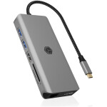 Icybox IB-DK4061-CPD 12v1 USB Type-C priklopna postaja za prenosnike s Power Delivery do 100W