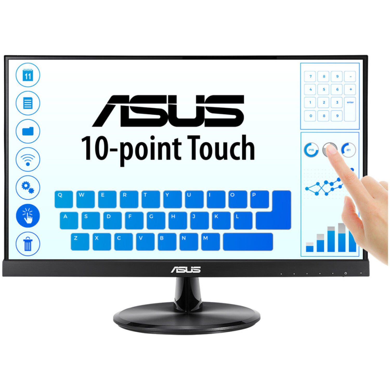 5") Asus VT229H 1920x1080 5ms IPS VGA HDMI USB2.0 zvočniki 7H