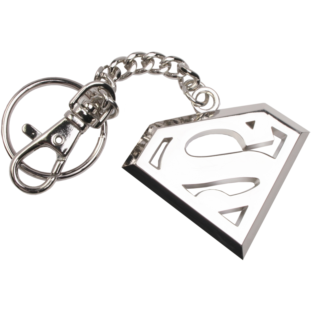 NOBLE COLLECTION DC - SUPERMAN C - J - SUPERMAN KEYCHAIN (GREY)