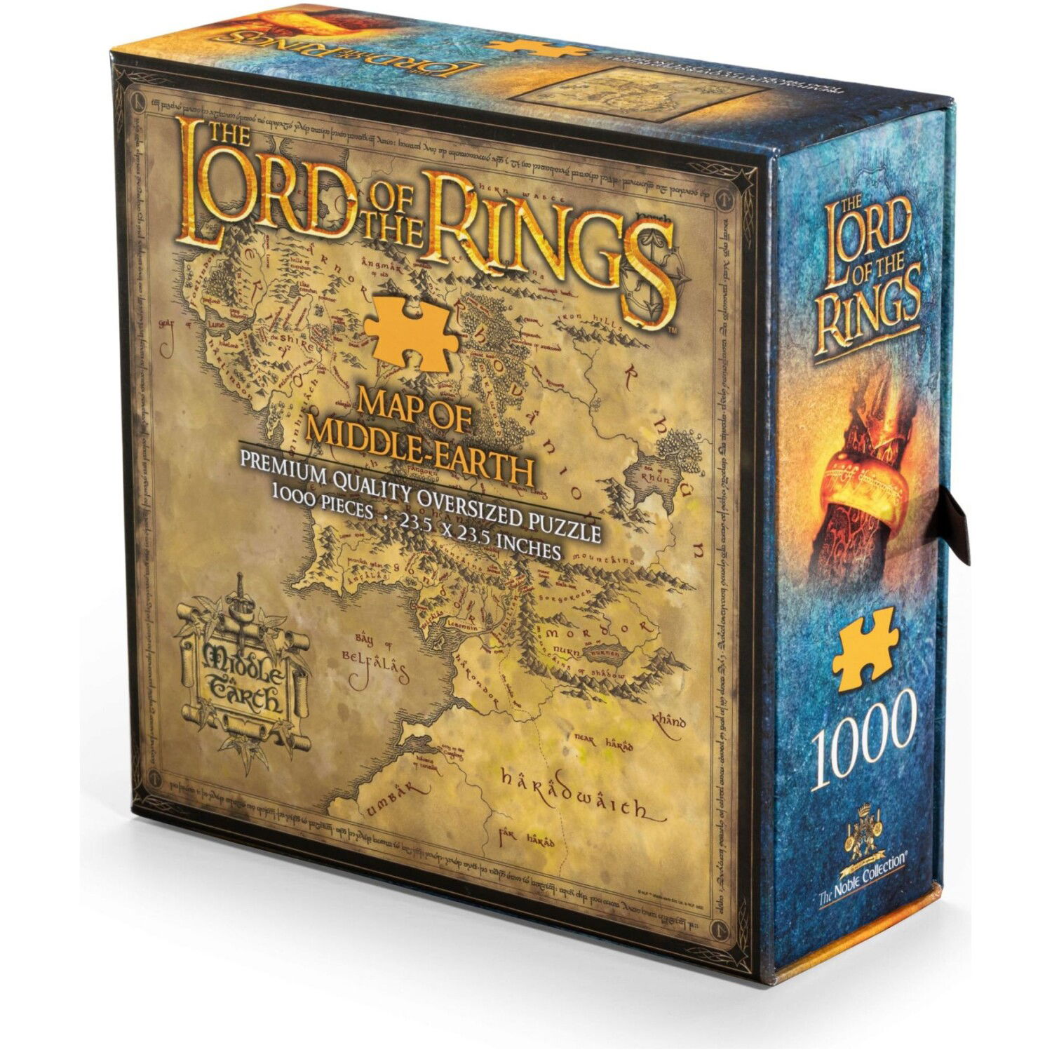 NOBLE COLLECTION - LORD OF THE RINGS - MIDDLE-EARTH MAP PUZZLE sestavljanka