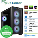 PCPLUS Gamer Ryzen 5 8600G 32GB 1TB NVMe SSD RTX 4060 Ti 8GB Windows 11 + Xbox GP gaming namizni računalnik