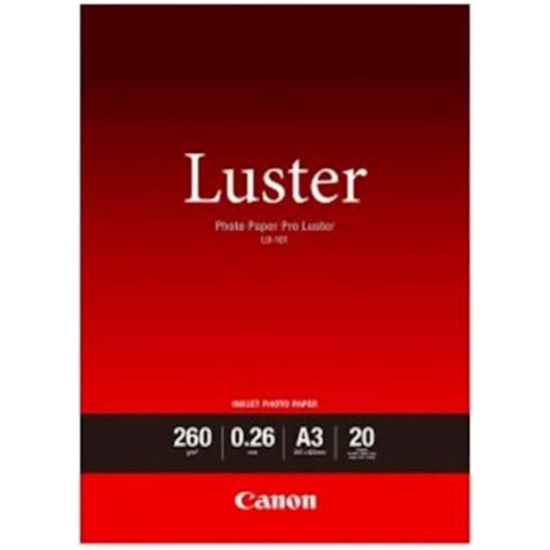 Papir CANON LU-101 A3+; A3+ / gloss / 260gsm / 20 listov