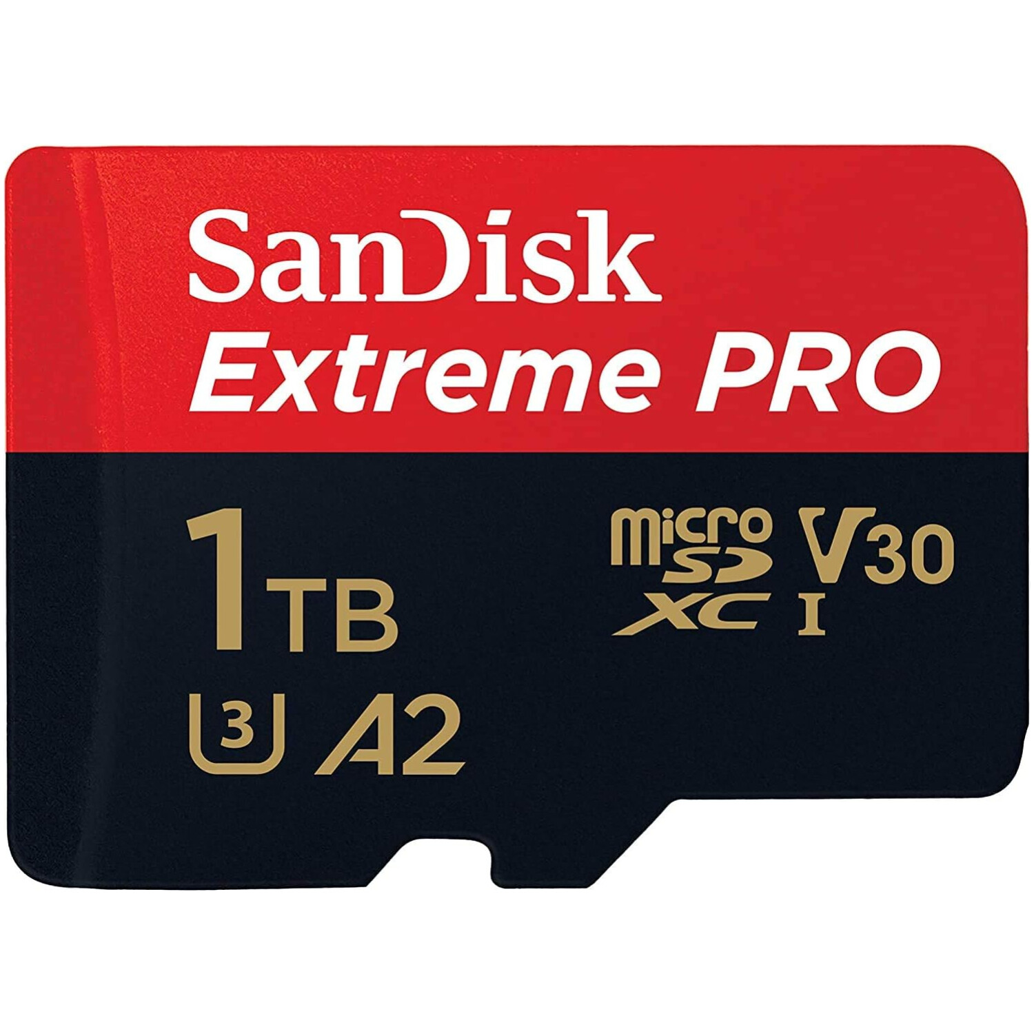 SanDisk Extreme PRO microSDXC 1TB + SD Adapter + 2 leti RescuePRO Deluxe 200MB/s branje/ 140MB/s zapisovanje A2 C10 V30 UHS-I U3