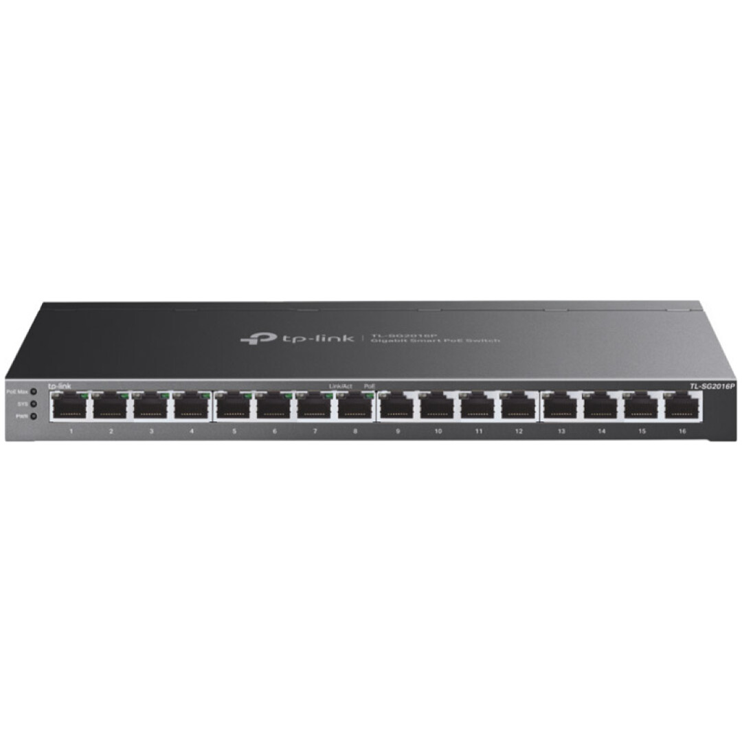 TP-LINK JetStream TL-SG2016P 16-port Gigabit Smart 8xPoE+ 120W mrežno stikalo-switch