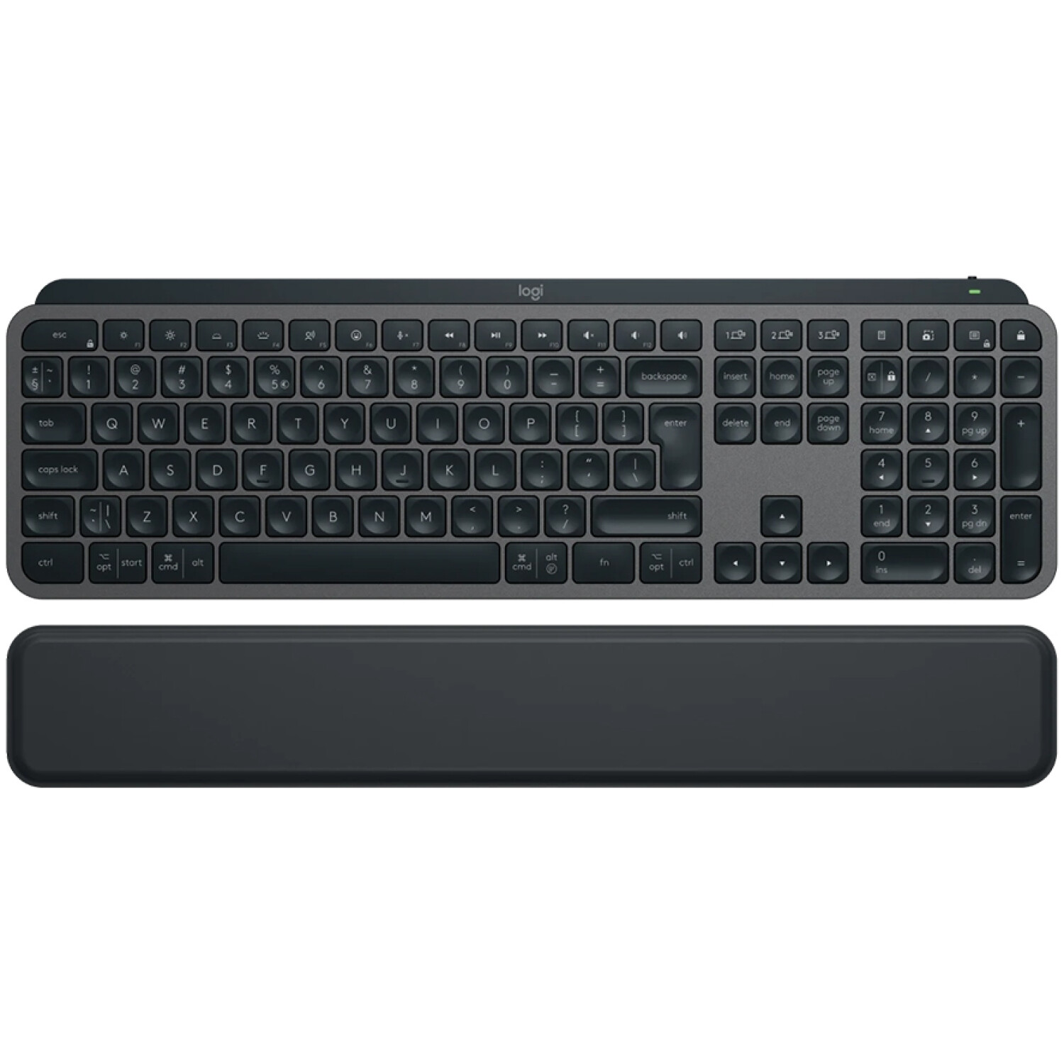 Tipkovnica Logitech brezžična desktop MX Keys S Plus SLO gravura