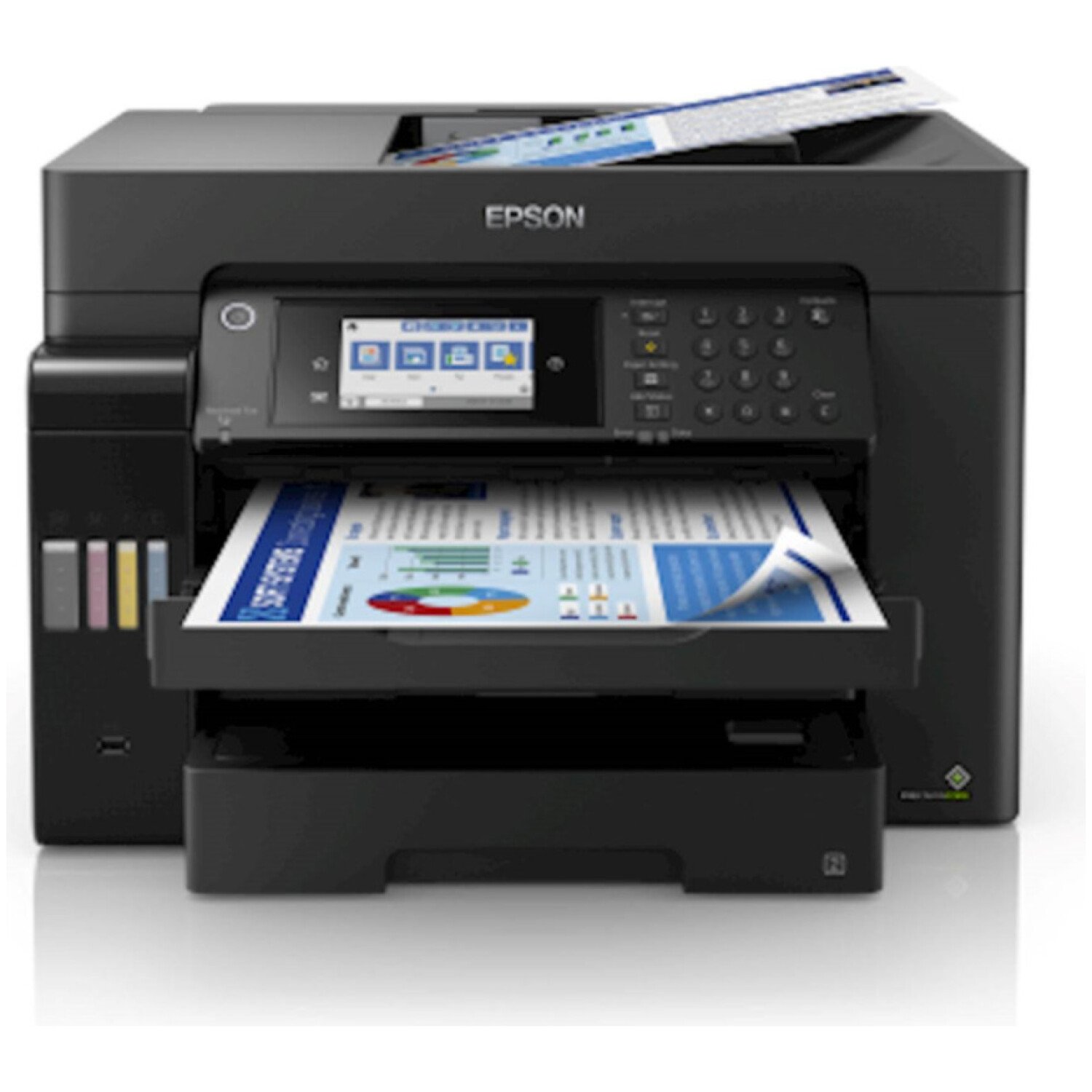 Tiskalnik Brizgalni Barvni Epson L15150 A3+/tiskanje/kopiranje/skeniranje/faksiranje/DUPLEX/Wi-Fi/LAN (C11CH72402)