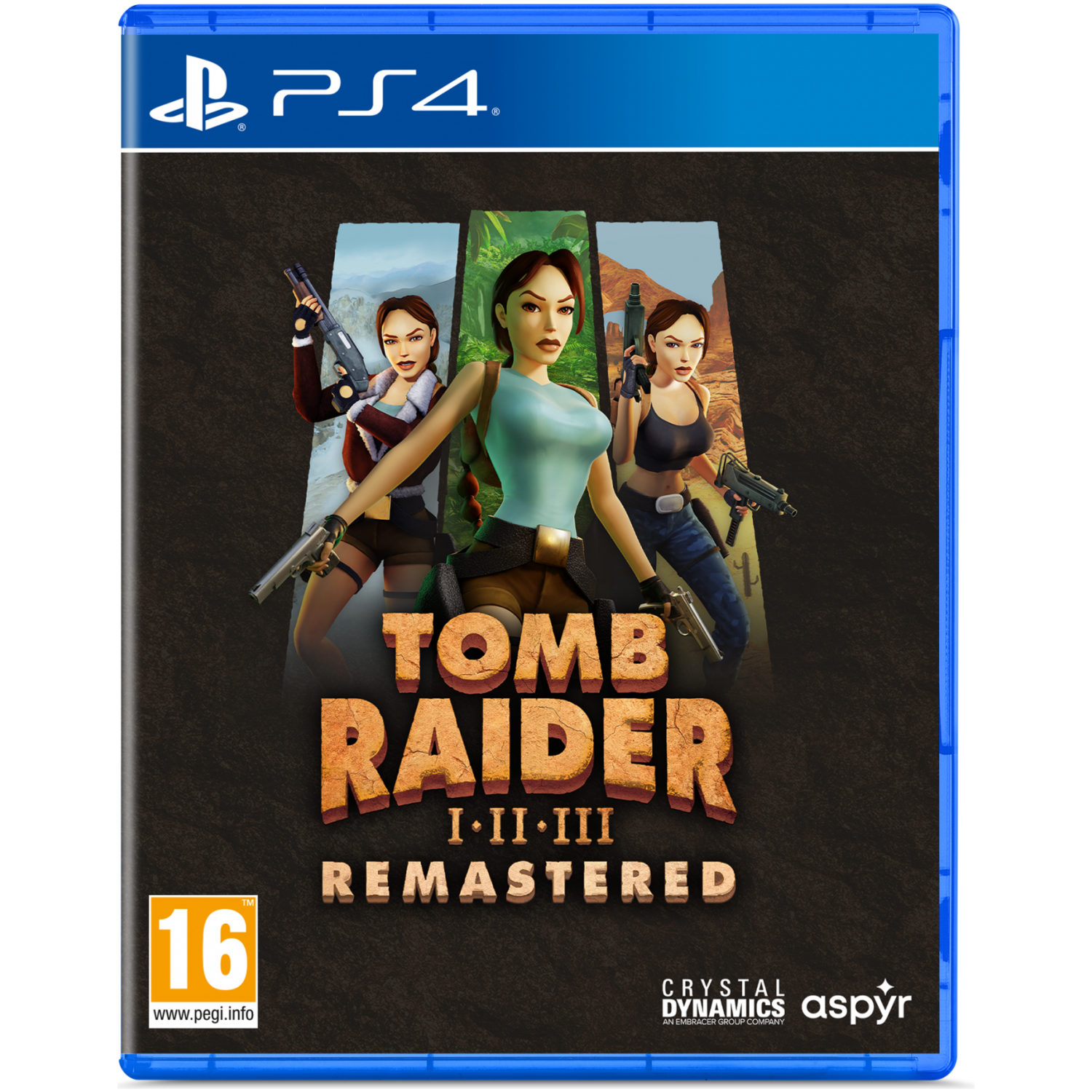 Tomb Raider I-III Remastered Starring Lara Croft (Playstation 4)