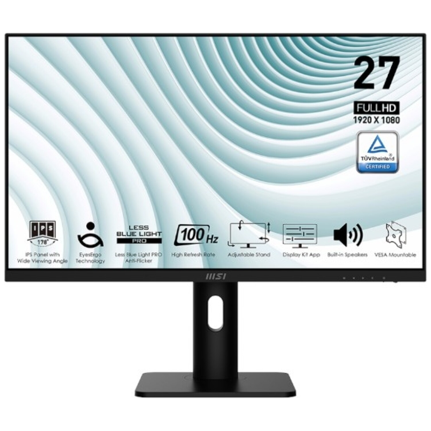 Zaslon MSI PRO MP273AP 27" / FHD / IPS / 100Hz / 1ms (MPRT) (črn)