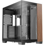 ANTEC C8 Wood Full-Tower okno črno/rjavo gaming ohišje