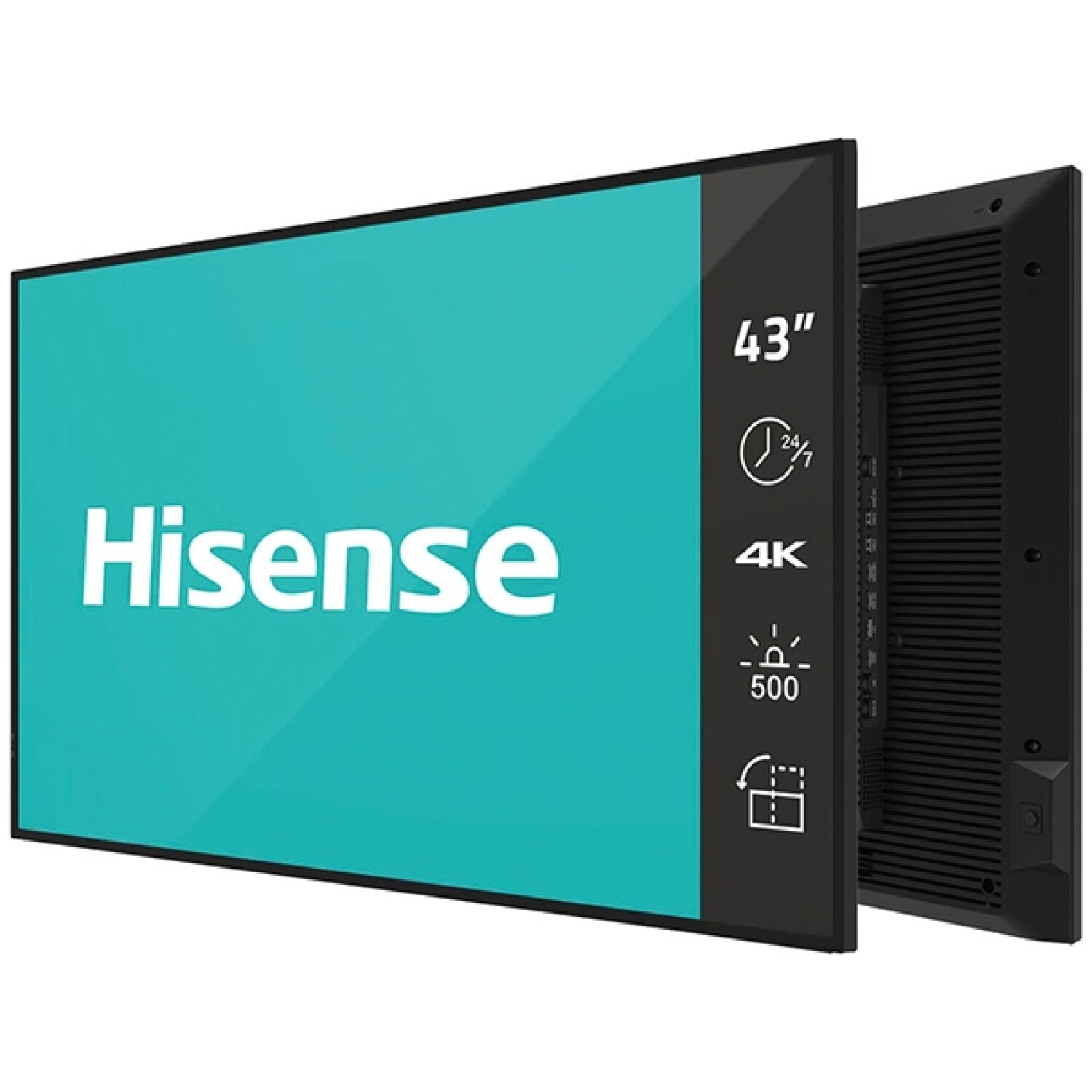 Hisense digital signage zaslon 43DM66D 43" / 4K / 500 nits / 60 Hz / (24h / 7 dni)