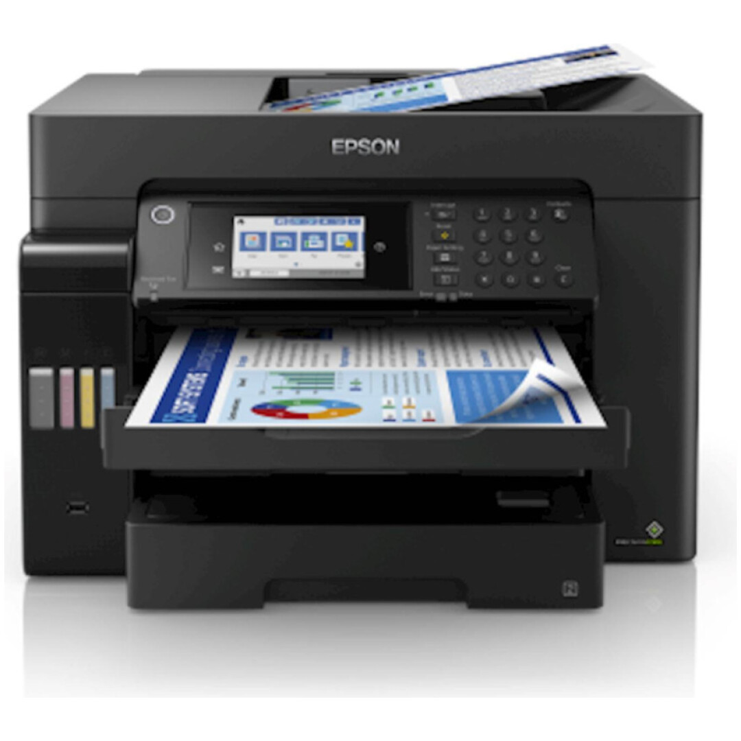 Tiskalnik Brizgalni Barvni Epson L15160 A3+/tiskanje/kopiranje/skeniranje/faksiranje/DUPLEX/Wi-Fi/LAN (C11CH71402)