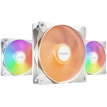 Ventilator be quiet! Light Wings LX High Speed 120mm bela RGB (3 pack)