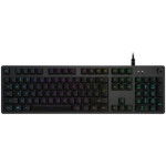 Gaming Tipkovnica USB Logitech G512 Carbon International US | SLO gravura črna RGB LED osvetlitev (920-009370)