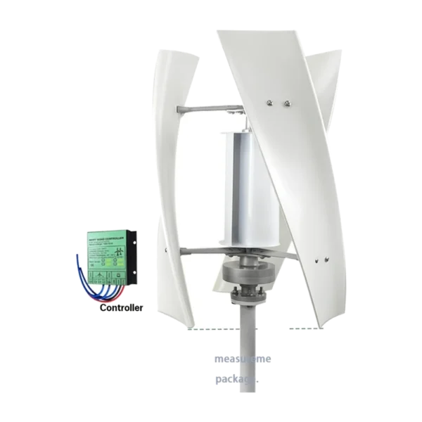 EKPAOWE vertikalna vetrna turbina 3000 W z MPPT regulatorjem