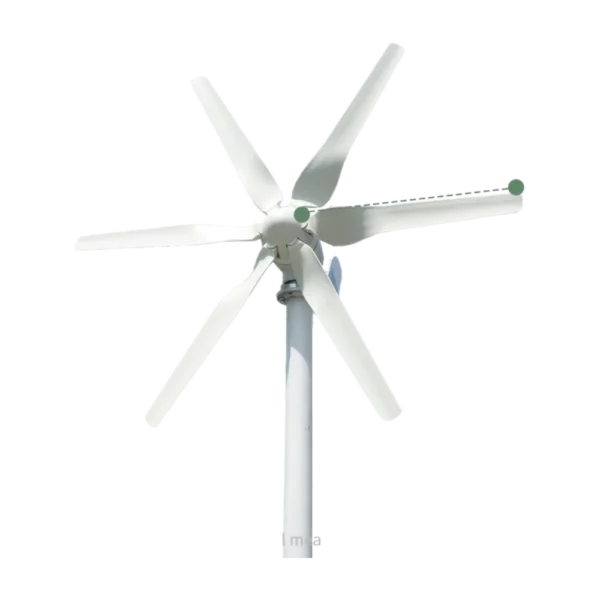 EKPAOWE vetrna turbina 1500 W z MPPT regulatorjem
